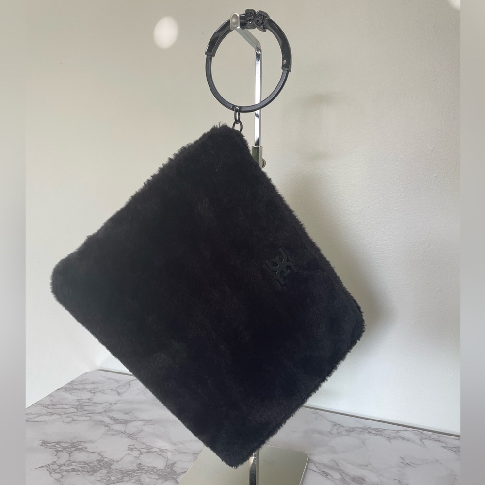 Sam Edelman Fur Organizer Clutch